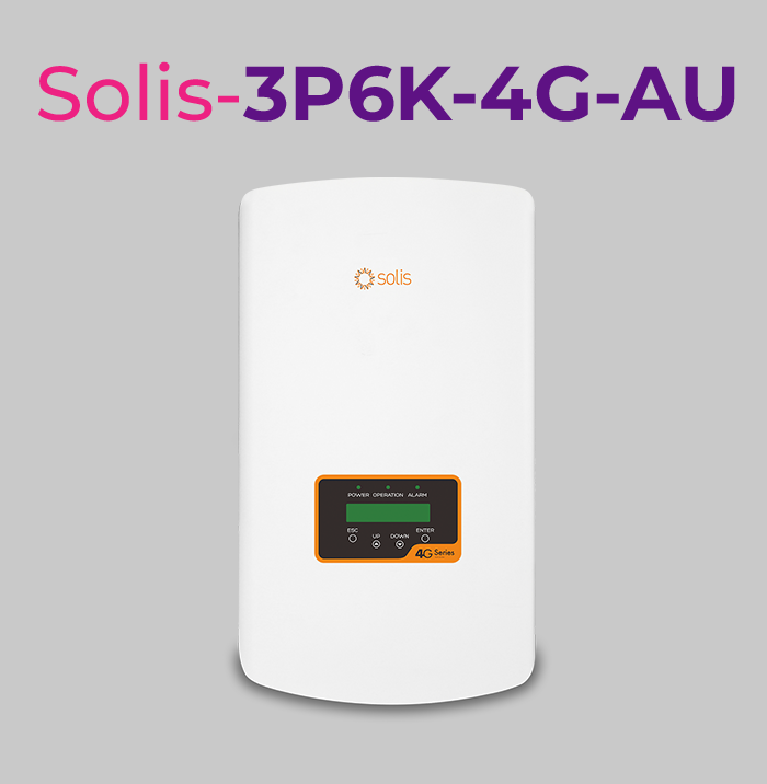 Solis single phase inverter-3P6K-4G-AU