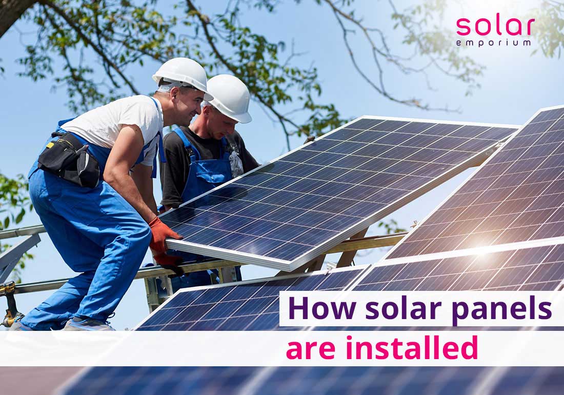 how solar panels are installed