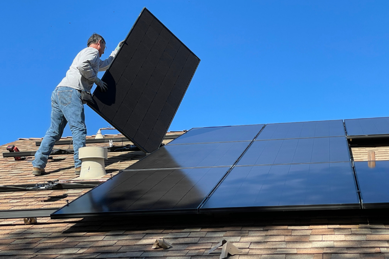 solar panel installation