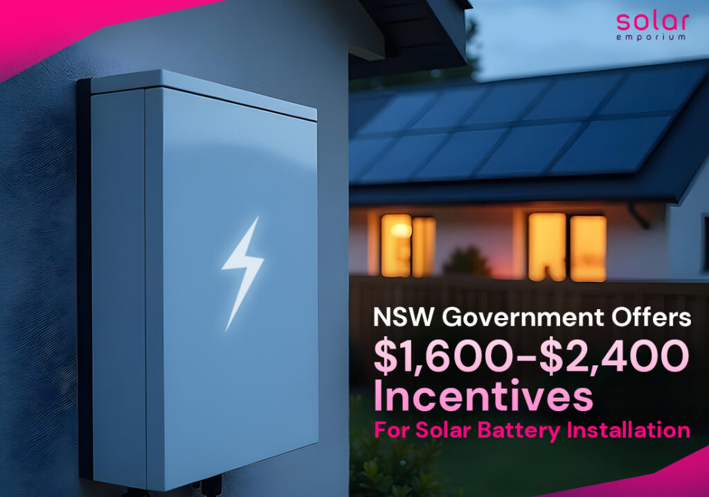 NSW Gov incentives for solar battery installations